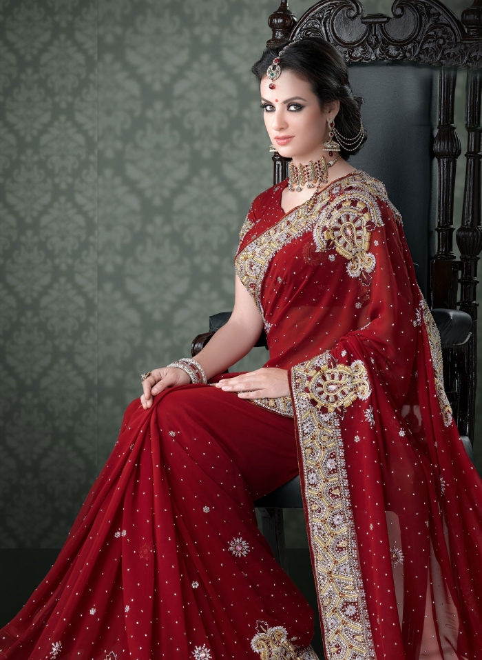 Image result for bridal wedding sarees