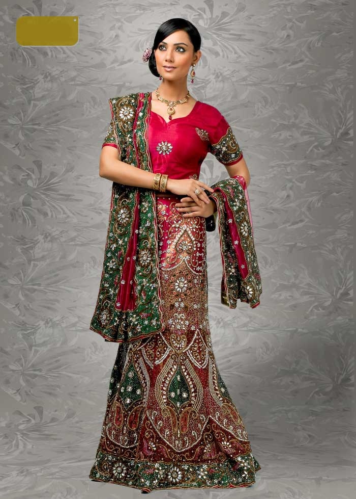 green-red lehenga – India's Wedding Blog