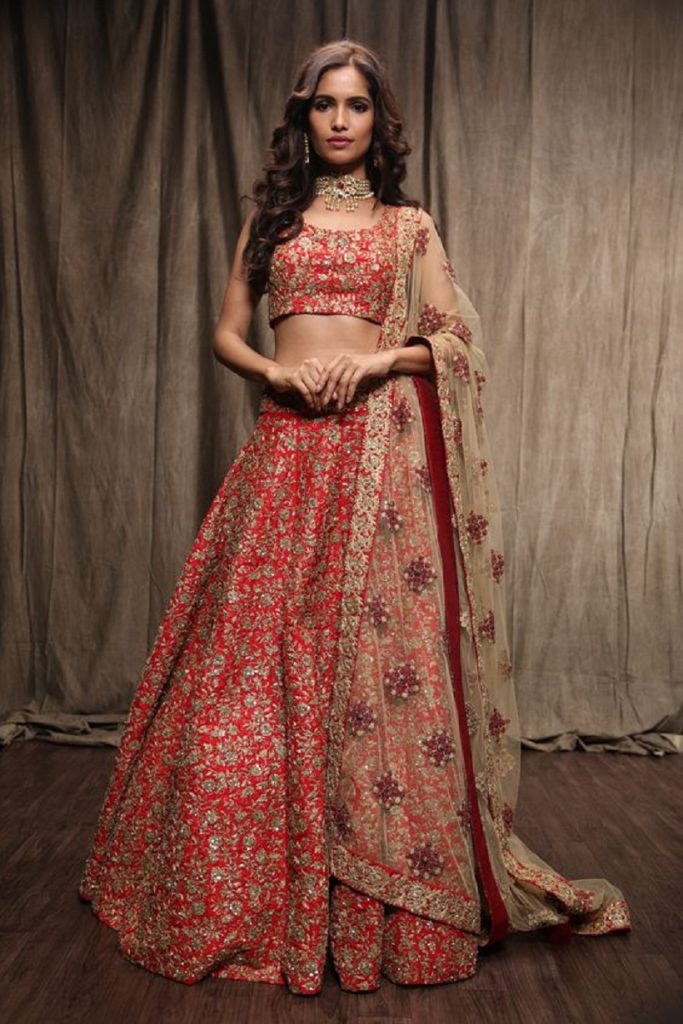 10 Beautiful Sleeveless Wedding Lehengas – India's Wedding Blog