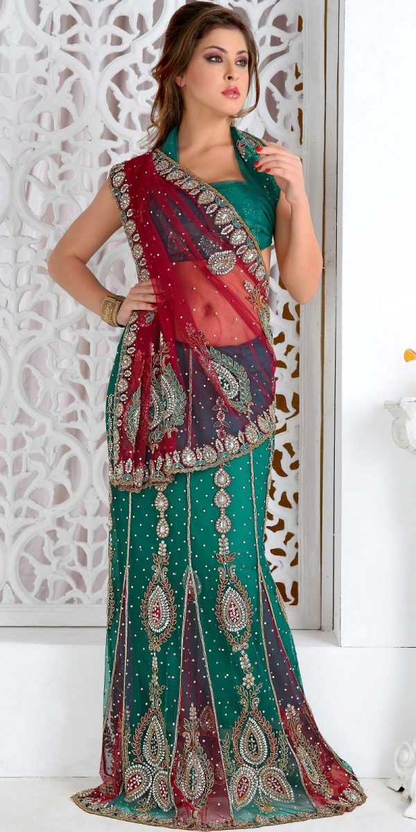 Elegant And Hassle Free Lehenga Sarees – India's Wedding Blog