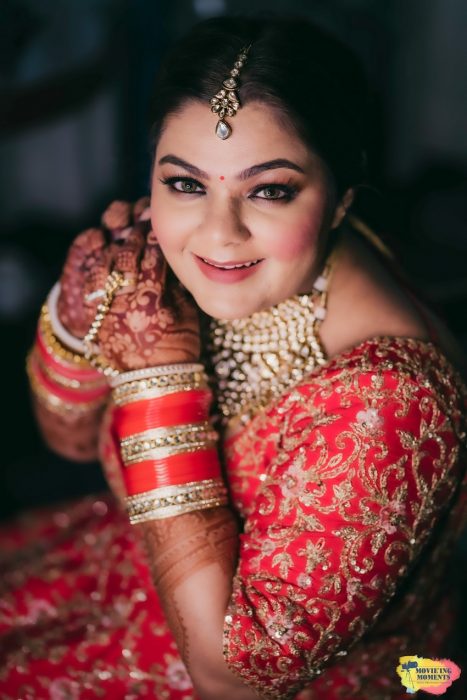 Bride Turns MUA for Her Intimate Lockdown Wedding! – India's Wedding Blog